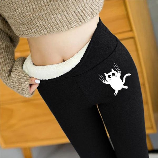 women's leggings winter women warm pants hight waist pure color comfortable keep stretchy legging, Black
women's leggings winter women warm pants hight waist pure color comfortable keep stretchy legging, Black