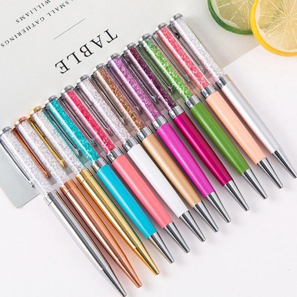 ballpoint pens 10 pcs /lot creative metal crystal diamond ballpoin pen 1.0mm colorful for business office school stationery 12 colors, Blue;orange
ballpoint pens 10 pcs /lot creative metal crystal diamond ballpoin pen 1.0mm colorful for business office school stationery 12 colors, Blue;orange