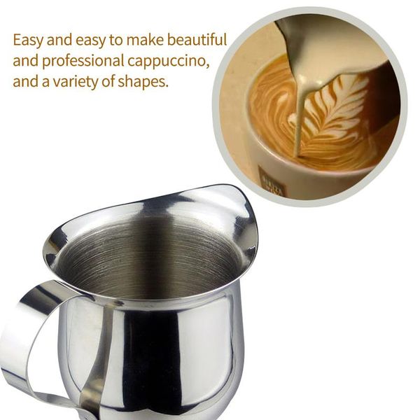 metal cup milk craft coffee latte frothing art jug pitcher mug cappuccino maker drinkware kitchen 8/5/3/2 oz cups & saucers
metal cup milk craft coffee latte frothing art jug pitcher mug cappuccino maker drinkware kitchen 8/5/3/2 oz cups & saucers
