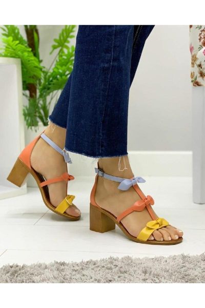 sandals season bow, Black 
sandals season bow, Black