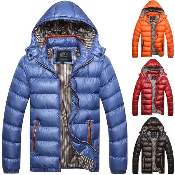 plus size mens windproof puffer hoodie coat winter warmer quilted padded jacket, Black
plus size mens windproof puffer hoodie coat winter warmer quilted padded jacket, Black
