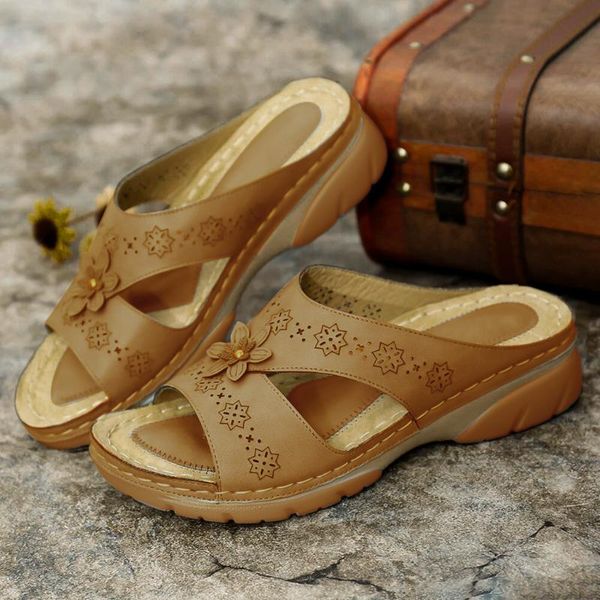 women's fashion vintage flower wedge sandals ladies slip on comfortable shoes casual slipper summer women chaussure femme, Black
women's fashion vintage flower wedge sandals ladies slip on comfortable shoes casual slipper summer women chaussure femme, Black