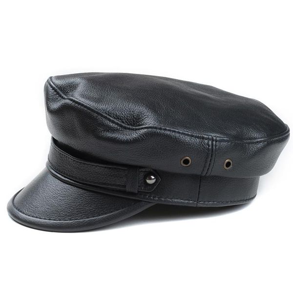 wide brim hats leather navy hat casual fashion men's and women's flat cow hide cap, Blue;gray
wide brim hats leather navy hat casual fashion men's and women's flat cow hide cap, Blue;gray