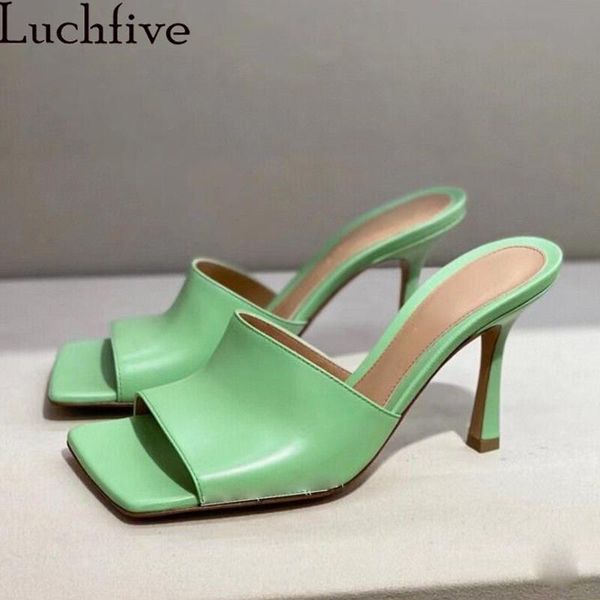 summer mules purple yellow high heel slippers square open toe designer sandals runway party shoes female, Black
summer mules purple yellow high heel slippers square open toe designer sandals runway party shoes female, Black