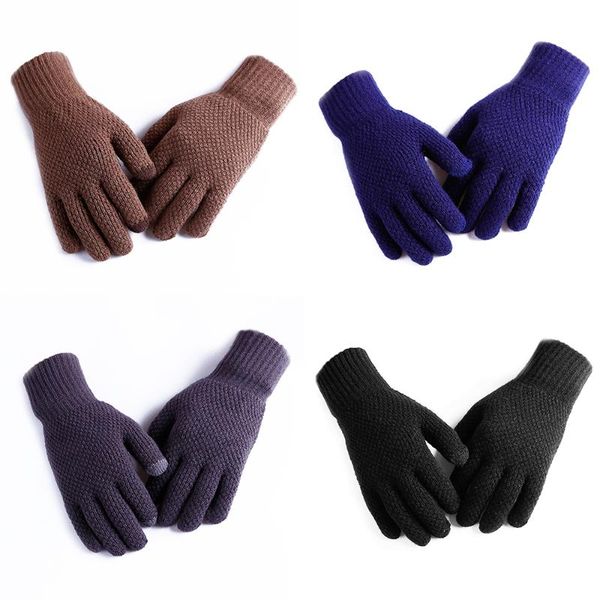 cycling gloves winter warm knitted plus velvet thickened thermal full finger camping hiking motorcycle guantes mtb ciclismo, Black
cycling gloves winter warm knitted plus velvet thickened thermal full finger camping hiking motorcycle guantes mtb ciclismo, Black
