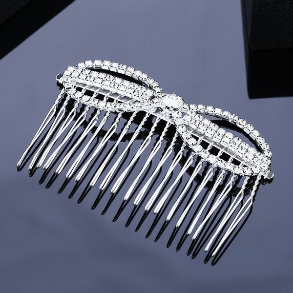 hair accessories bridal hair comb alloy water drill u-shaped horse eye water drill coiled hair bow comb, Golden;silver
hair accessories bridal hair comb alloy water drill u-shaped horse eye water drill coiled hair bow comb, Golden;silver