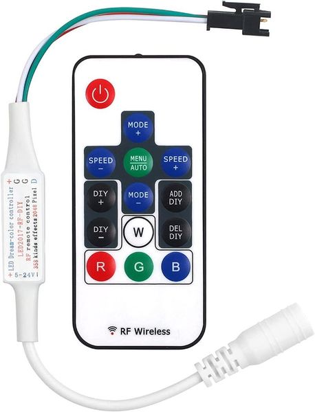 controllers dc 5-24v mini 14 key rf remote controller for ws2811 ws2812b dream color led strip light
controllers dc 5-24v mini 14 key rf remote controller for ws2811 ws2812b dream color led strip light