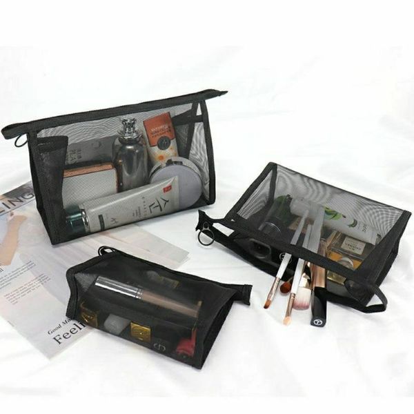 cosmetic bags & cases transparent mesh bag, compact, portable, simple, large-capacity storage clutch bag
cosmetic bags & cases transparent mesh bag, compact, portable, simple, large-capacity storage clutch bag