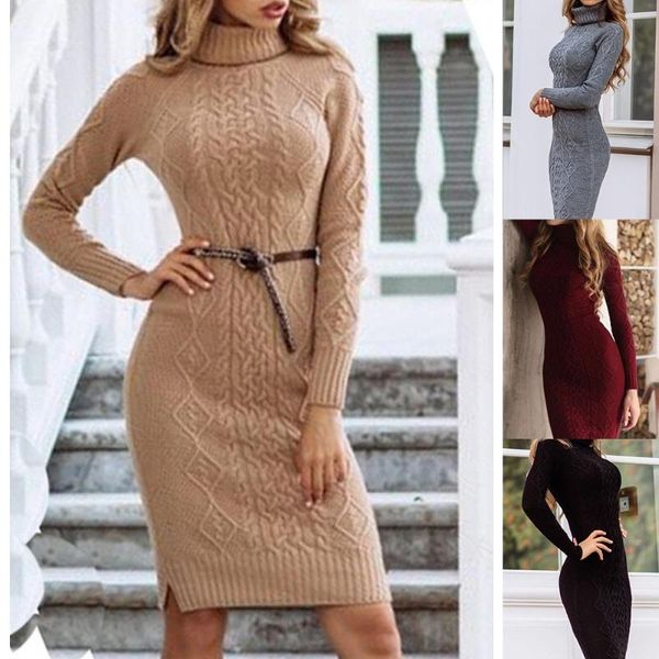 casual dresses turtleneck warm for women's est autumn and winter 2021 solid colors slimming buttocks knitted sweater, Black;gray
casual dresses turtleneck warm for women's est autumn and winter 2021 solid colors slimming buttocks knitted sweater, Black;gray