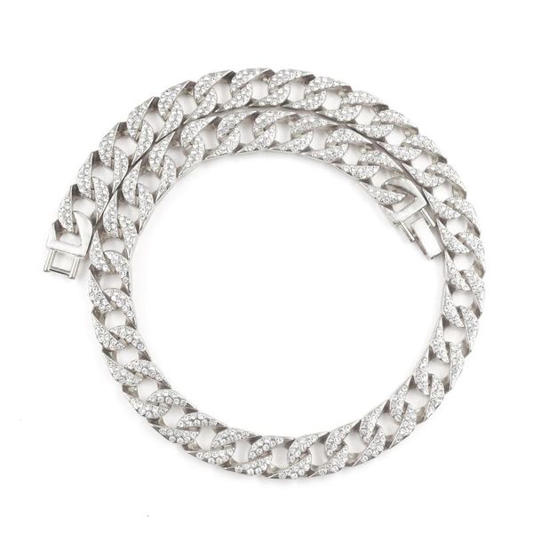 chains 13mm hip hop bling iced out bracelets miami cuban link chain full rhinestone for men rapper women jewelry gift, Silver
chains 13mm hip hop bling iced out bracelets miami cuban link chain full rhinestone for men rapper women jewelry gift, Silver