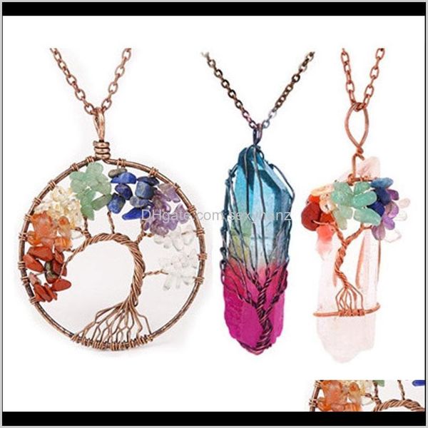 necklaces & pendants jewelry drop delivery 2021 3pcs/set handmade rainbow chakra of life necklace quartz wisdom tree natural stone pendant j, Silver
necklaces & pendants jewelry drop delivery 2021 3pcs/set handmade rainbow chakra of life necklace quartz wisdom tree natural stone pendant j, Silver