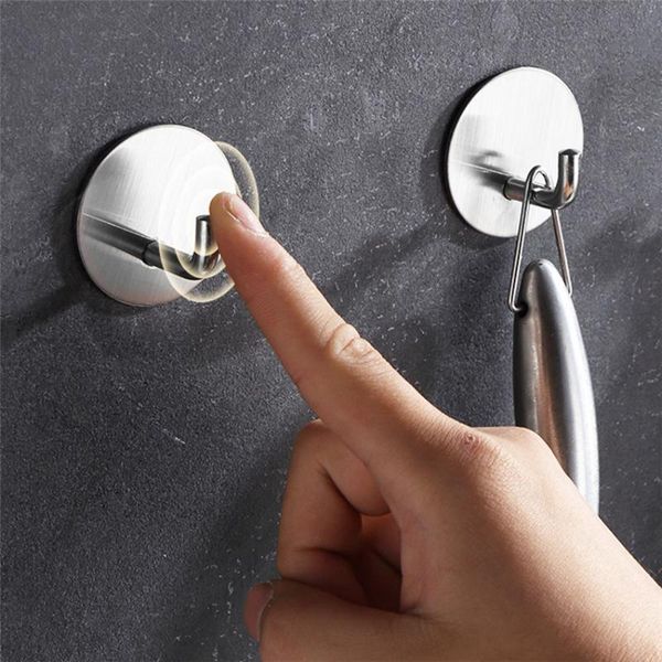 hooks & rails storage hanger 304 stainless steel wall hook self-adhesive towel punch-kitchen bathroom hanging
hooks & rails storage hanger 304 stainless steel wall hook self-adhesive towel punch-kitchen bathroom hanging