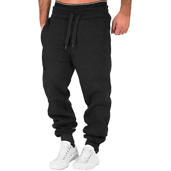 casual pants pocket sport work brand men feet solid high elastic slim fit tracksuit bottoms skinny joggers sweat trousers men's, Black
casual pants pocket sport work brand men feet solid high elastic slim fit tracksuit bottoms skinny joggers sweat trousers men's, Black