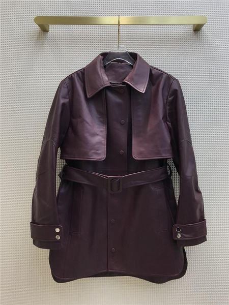 women's jackets real high-end brand sheepskin women 2021 early spring fashion office long sleeve turn-down collar sashes slim jacket, Black;brown
women's jackets real high-end brand sheepskin women 2021 early spring fashion office long sleeve turn-down collar sashes slim jacket, Black;brown