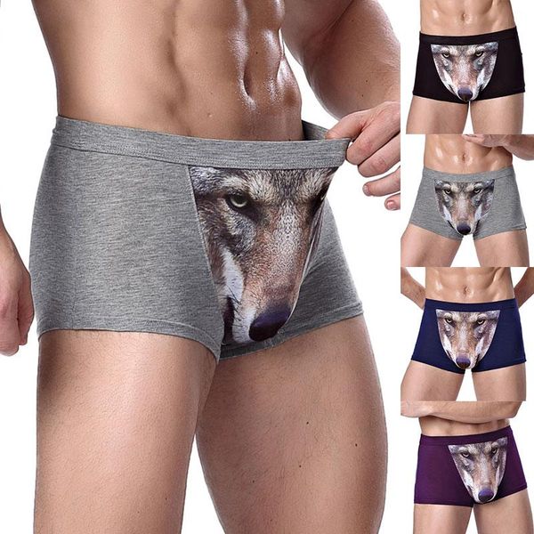 underpants fashion large size male underwear funny 3d wolf panties men boxer shorts man comfortable soft pouch, Black;white
underpants fashion large size male underwear funny 3d wolf panties men boxer shorts man comfortable soft pouch, Black;white