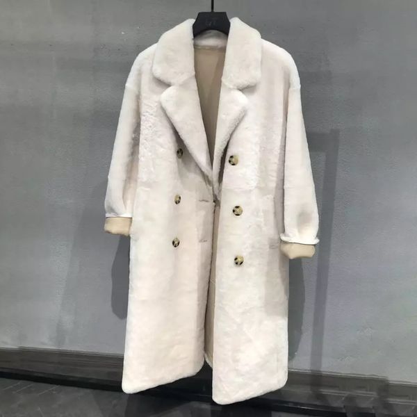 natural leather and fur women coat long double-faced fur winter fashion merino sheep fur warm long sleeves windbreaker h250, Black
natural leather and fur women coat long double-faced fur winter fashion merino sheep fur warm long sleeves windbreaker h250, Black