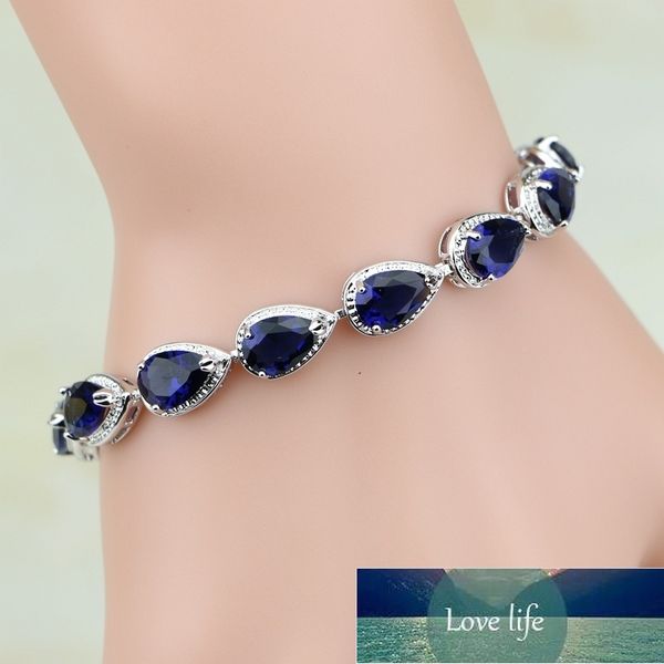 luxury fashion multicolor crystal water drop chain bracelet elegant women's engagement wedding jewelry gift factory price expert design, Golden;silver
luxury fashion multicolor crystal water drop chain bracelet elegant women's engagement wedding jewelry gift factory price expert design, Golden;silver