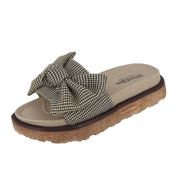 slippers 2021 summer women's color combination vamp fashion all-match bowknot decoration thick-soled sweet beauty slipper, Black
slippers 2021 summer women's color combination vamp fashion all-match bowknot decoration thick-soled sweet beauty slipper, Black