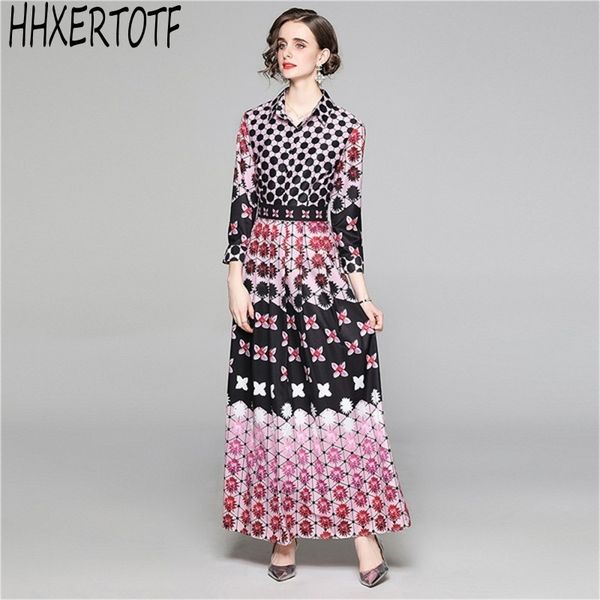 spring fashion elegant women turn down collar long sleeve dot print button bohemia casual dress 210531, Black;gray
spring fashion elegant women turn down collar long sleeve dot print button bohemia casual dress 210531, Black;gray