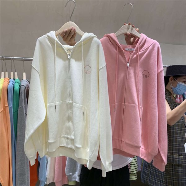 women's hoodies & sweatshirts hoodie hooded cardigan sweater spring autumn korean fashion students loose and versatile zipper thin coat, Black
women's hoodies & sweatshirts hoodie hooded cardigan sweater spring autumn korean fashion students loose and versatile zipper thin coat, Black