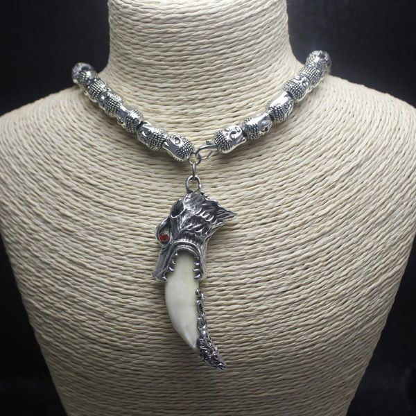 pendant necklaces wolf tooth necklace powerman buddha head chain gorgeous accessories real fashion jewelry, Silver
pendant necklaces wolf tooth necklace powerman buddha head chain gorgeous accessories real fashion jewelry, Silver