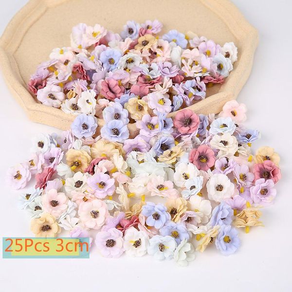 decorative flowers & wreaths 25pcs 3cm multicolor daisy flower heads mini silk artificial for wedding home decoration christmas wreath scrap
decorative flowers & wreaths 25pcs 3cm multicolor daisy flower heads mini silk artificial for wedding home decoration christmas wreath scrap