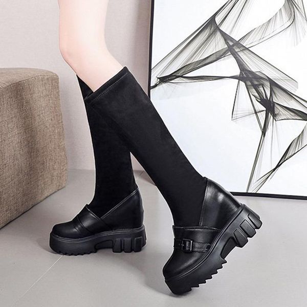 boots drop autumn ankle woman height increasing botas black sock women gothic platform shoes pu leather chunky
boots drop autumn ankle woman height increasing botas black sock women gothic platform shoes pu leather chunky