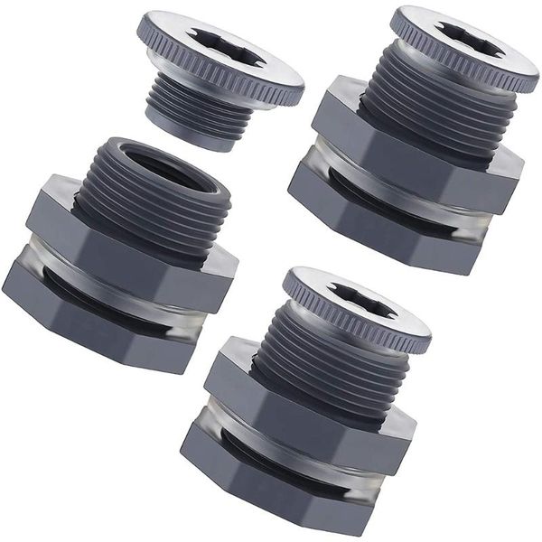 watering equipments pvc 3/4 inch bulkhead fitting with plugs rain barrel connector kit and 4 mm thick silicone seal gasket adapter
watering equipments pvc 3/4 inch bulkhead fitting with plugs rain barrel connector kit and 4 mm thick silicone seal gasket adapter