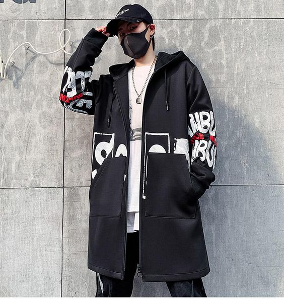 men's jackets 2021 hip hop streetwear outwear men jacket 5xl print hooded long coat black mens fashion clothing trends, Black;brown
men's jackets 2021 hip hop streetwear outwear men jacket 5xl print hooded long coat black mens fashion clothing trends, Black;brown
