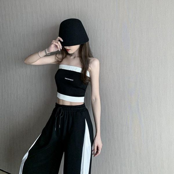 women's pants & capris suit spring and summer korean style vest high waist casual harem fashion two-piece tide tong qin, Black;white
women's pants & capris suit spring and summer korean style vest high waist casual harem fashion two-piece tide tong qin, Black;white
