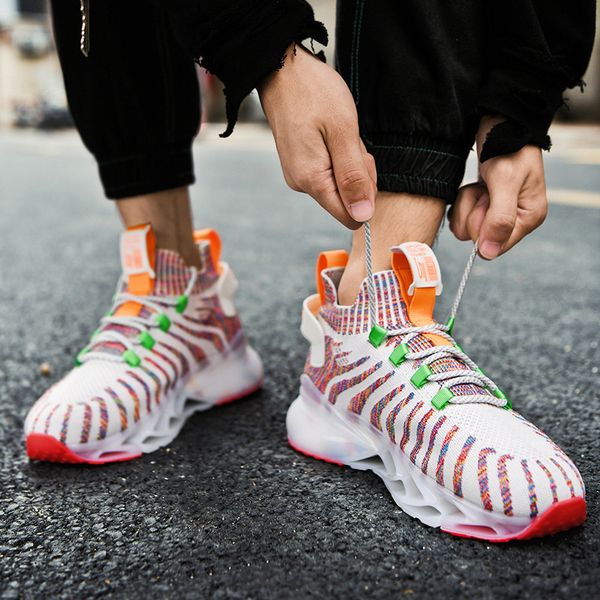 464748 size new blade-sharp shoes popcorn composite sole flying woven fashionable shoes casual sneakers colorful high waist sock shoes, Black;white
464748 size new blade-sharp shoes popcorn composite sole flying woven fashionable shoes casual sneakers colorful high waist sock shoes, Black;white
