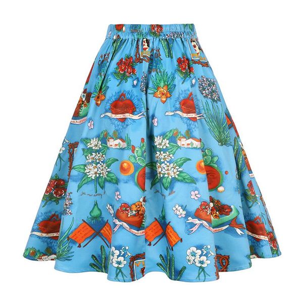 skirts womens vintage cactus print black pleated skirt elastic waist pocket side casual women high midi
skirts womens vintage cactus print black pleated skirt elastic waist pocket side casual women high midi