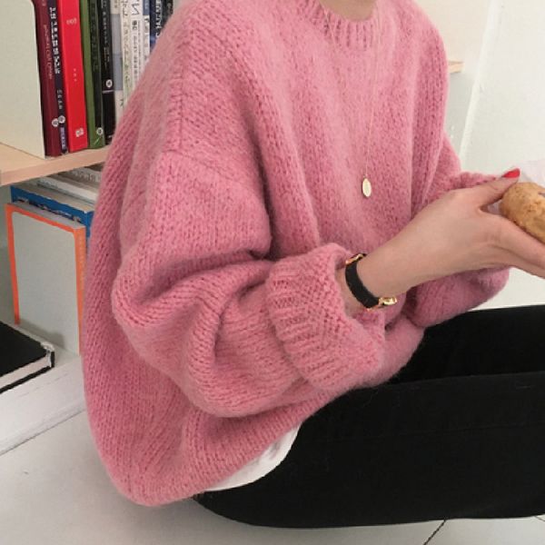 women's sweaters pink female sweater, 10-colour woman knitted long sleeve or crocheted for women winter jacket 00c0, White;black
women's sweaters pink female sweater, 10-colour woman knitted long sleeve or crocheted for women winter jacket 00c0, White;black