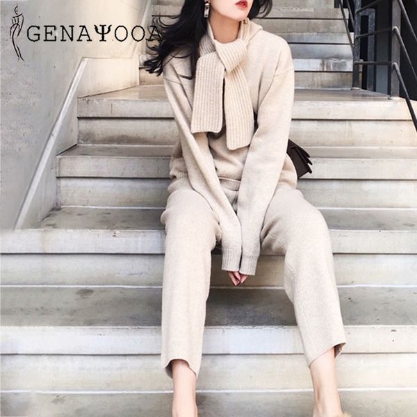 genayooa knitted casual long sleeve tracksuit women 2 siut winter two piece set and pants 210417, White
genayooa knitted casual long sleeve tracksuit women 2 siut winter two piece set and pants 210417, White