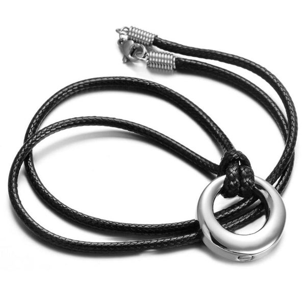 pendant necklaces leather chain eternity love karma necklace keepsake waterproof memorial ashes for women men cremation jewelry, Silver
pendant necklaces leather chain eternity love karma necklace keepsake waterproof memorial ashes for women men cremation jewelry, Silver