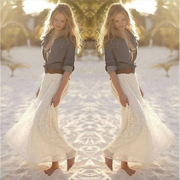 lace maxi multilayer girl women skirt double layer flower pleated elastic high waist floor length white skirts, Black
lace maxi multilayer girl women skirt double layer flower pleated elastic high waist floor length white skirts, Black