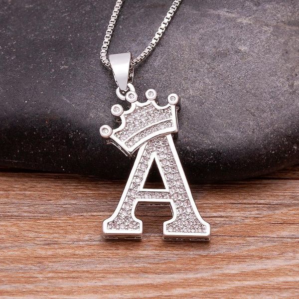 chains fashion luxury a-z crown alphabet pendant chain necklace punk style lucky initial name jewelry party wedding birthday gift, Silver
chains fashion luxury a-z crown alphabet pendant chain necklace punk style lucky initial name jewelry party wedding birthday gift, Silver