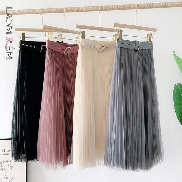 elastic double layer yarn lining mesh pleated skirts female solid color skirt with belt women summer streetwear 2d3562 210507, Black
elastic double layer yarn lining mesh pleated skirts female solid color skirt with belt women summer streetwear 2d3562 210507, Black