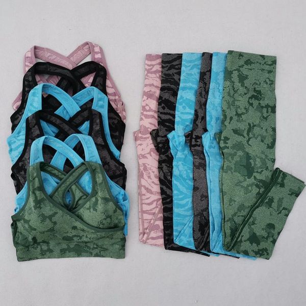 yoga outfit camo seamless set women fitness gym clothing high waist leggings sport bra camouflage sports suit femme sportswear
yoga outfit camo seamless set women fitness gym clothing high waist leggings sport bra camouflage sports suit femme sportswear