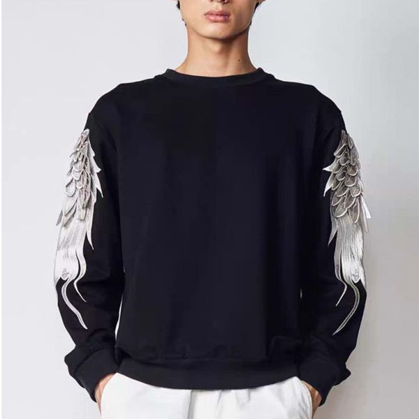 men's hoodies & sweatshirts nightgown springs and autumn couples wear around the neck embroidered angel hedging clothes beautiful male, Black
men's hoodies & sweatshirts nightgown springs and autumn couples wear around the neck embroidered angel hedging clothes beautiful male, Black