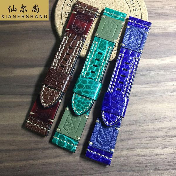 watch bands alligator watchbands handmade genuine leather belt custom universal strap 20mm 22mm luxury crocodile skin band 24, Black;brown
watch bands alligator watchbands handmade genuine leather belt custom universal strap 20mm 22mm luxury crocodile skin band 24, Black;brown
