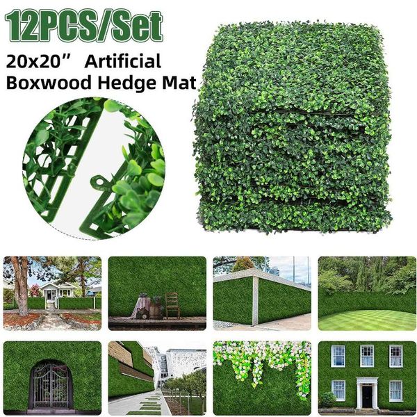 artificial decorations hedge mat foliage plant privacy fence roll wall landscaping screen 12pcs decorative flowers & wreaths
artificial decorations hedge mat foliage plant privacy fence roll wall landscaping screen 12pcs decorative flowers & wreaths