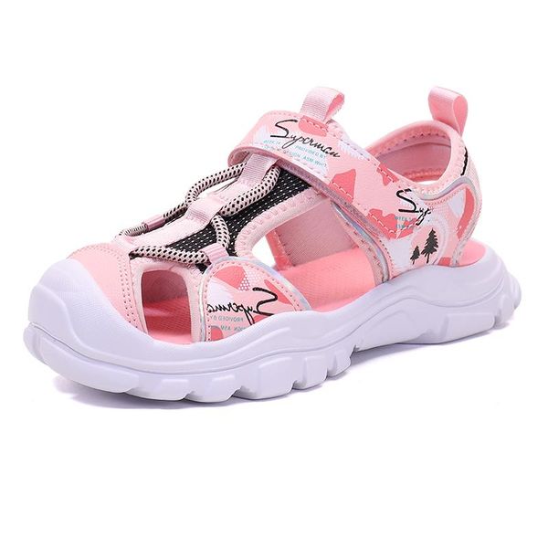 children sandal summer print girls shoes fashion casual beach students kids for girl sandals, Black;red
children sandal summer print girls shoes fashion casual beach students kids for girl sandals, Black;red