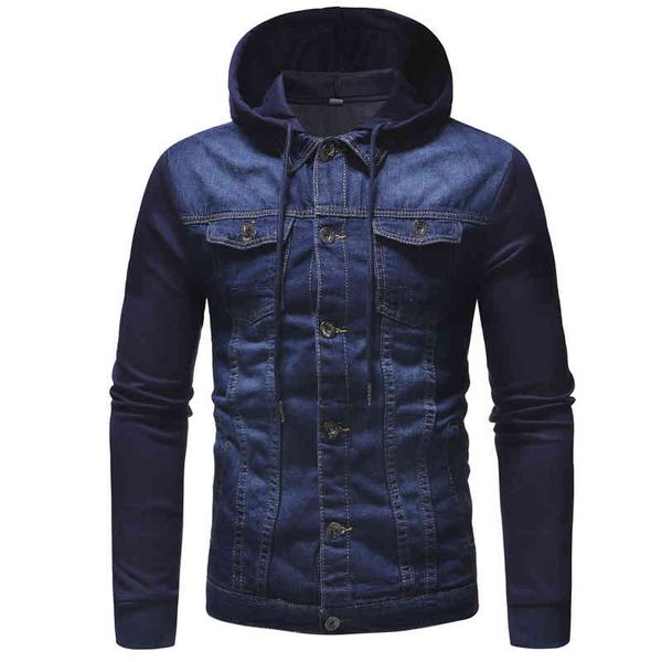 men's jackets men hooded denim jacket autumn new jeans sporting slim fit hoody coat casual streetwear outwear mens clothes s-xxxl, Black;brown
men's jackets men hooded denim jacket autumn new jeans sporting slim fit hoody coat casual streetwear outwear mens clothes s-xxxl, Black;brown