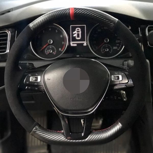 car steering wheel cover black suede carbon fiber for volkswagen vw golf 7 mk7 new polo jetta passat b8 tiguan sharan touran up
car steering wheel cover black suede carbon fiber for volkswagen vw golf 7 mk7 new polo jetta passat b8 tiguan sharan touran up