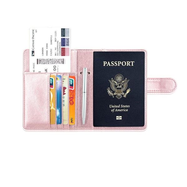 card holders passport holder subway travel multifunctional with pen, Brown;gray
card holders passport holder subway travel multifunctional with pen, Brown;gray