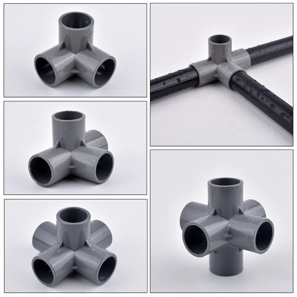 watering equipments 1pc 20~50mm pvc pipe connectors 3/4/5/6 ways three dimensional aquarium garden irrigation water tube joint fittings
watering equipments 1pc 20~50mm pvc pipe connectors 3/4/5/6 ways three dimensional aquarium garden irrigation water tube joint fittings