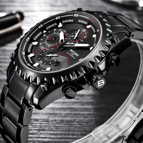 wristwatches boyzhe brand military mechanical watch luxury sports mens steel business waterproof luminous relogio masculino, Slivery;brown
wristwatches boyzhe brand military mechanical watch luxury sports mens steel business waterproof luminous relogio masculino, Slivery;brown