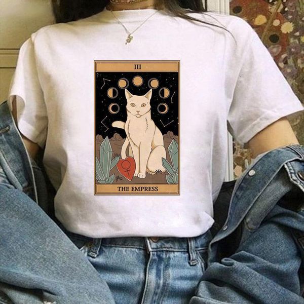 fashion tarot cat print womens t shirts funny clothing cartoon graphic cute casual tee tees, White
fashion tarot cat print womens t shirts funny clothing cartoon graphic cute casual tee tees, White