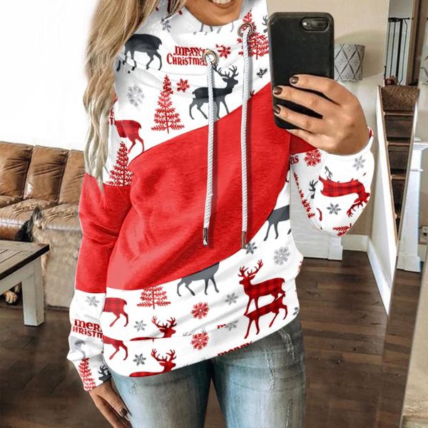 women's hoodies & sweatshirts winter casual merry christmas sweatshirt contrast splice long sleeve hoodie pullover sudaderas, Black
women's hoodies & sweatshirts winter casual merry christmas sweatshirt contrast splice long sleeve hoodie pullover sudaderas, Black